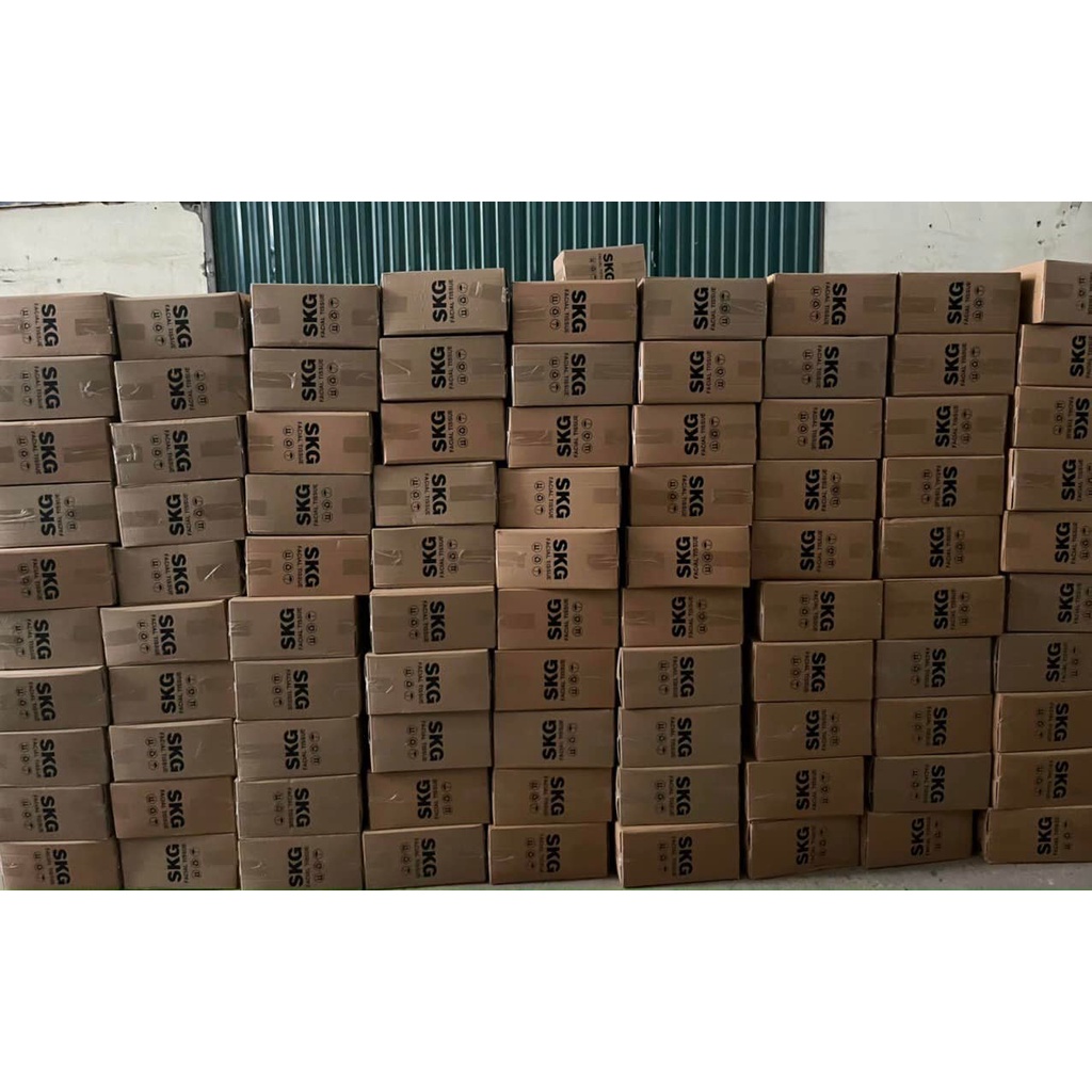 Thùng 30 gói giấy ăn trà xanh SKG ( mỗi gói 300 tờ)