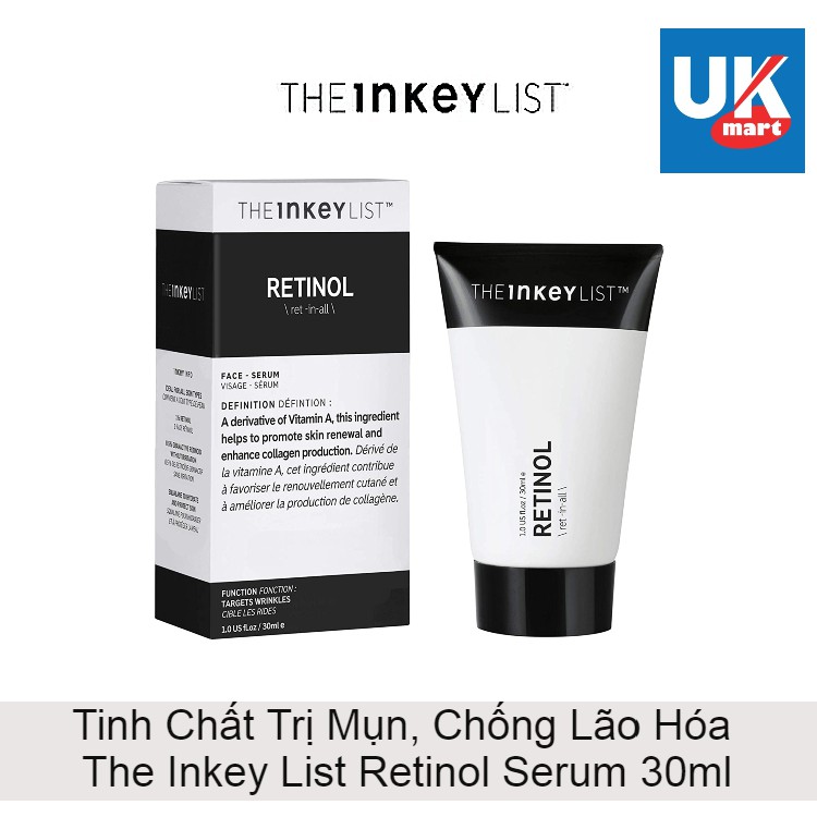 Tinh Chất Kháng Mụn, Chống Lão Hóa The Inkey List Retinol Serum 30ml | BigBuy360 - bigbuy360.vn