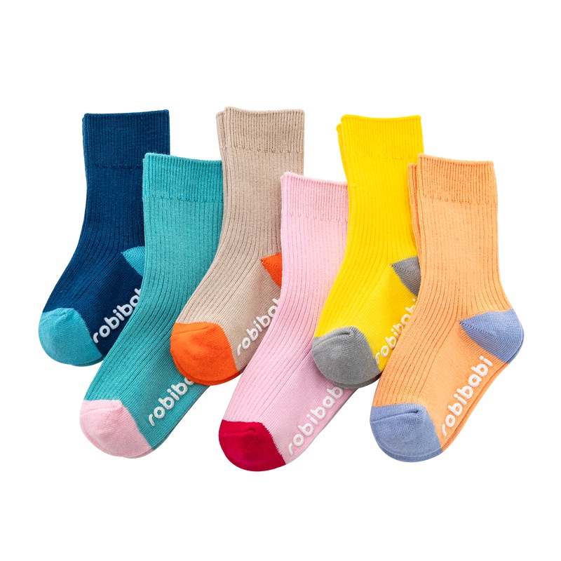 Vớ cotton mềm chống trượt cho bé sơ sinh từ 0-3 tuổi