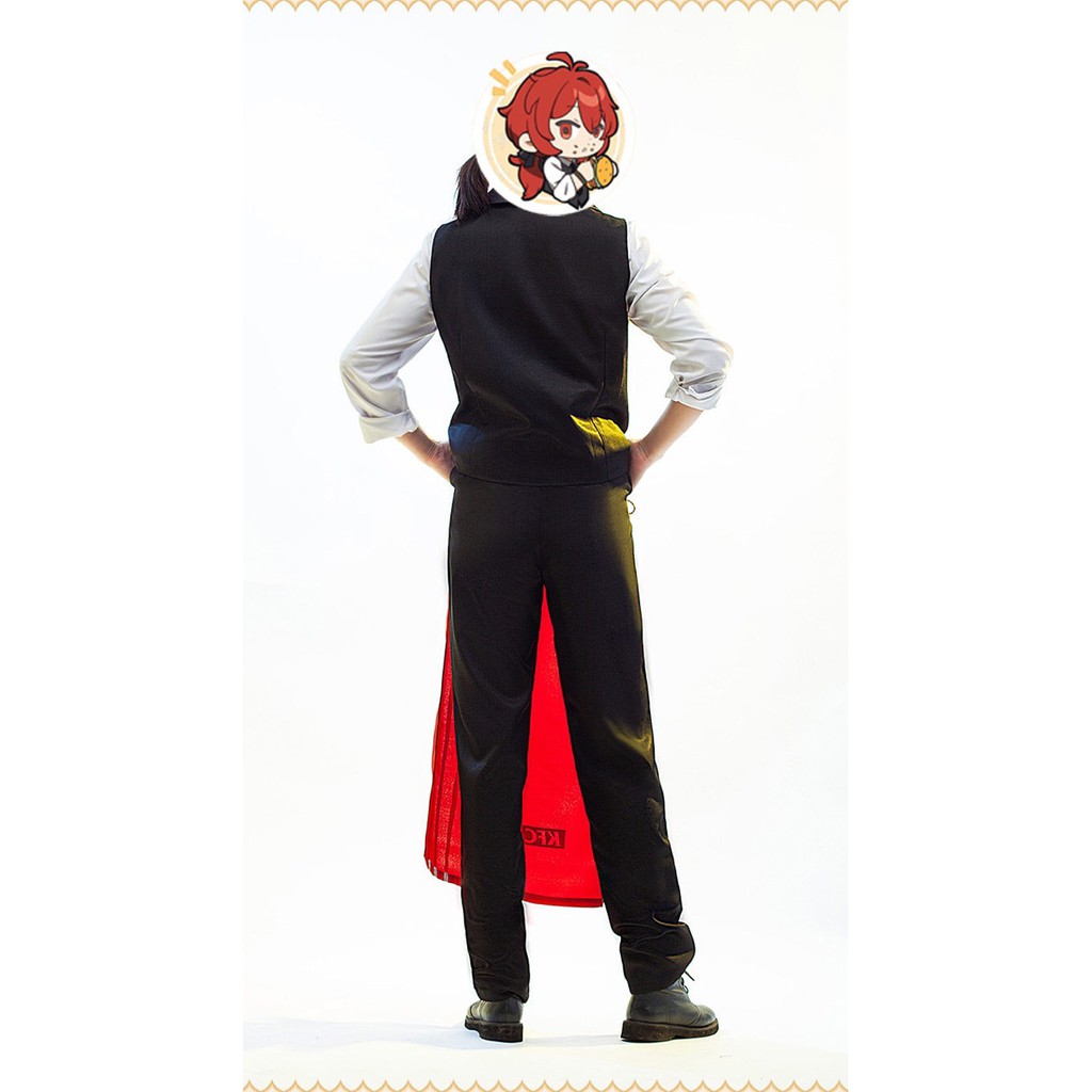 Set cosplay Diluc KFC | WebRaoVat - webraovat.net.vn