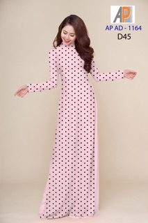 Vải áo dài Chấm bi