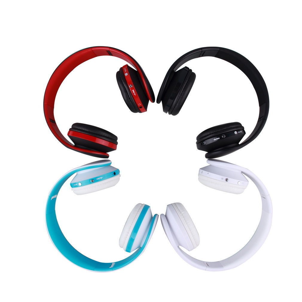 Foldable Wireless Stereo Bluetooth Headset Headphones +Mic For iPhone Samsung PC