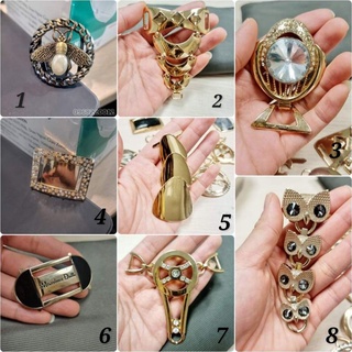 Đai nịt, khoen, mặt phụ kiện trang trí đai, quần áo , giày dép....