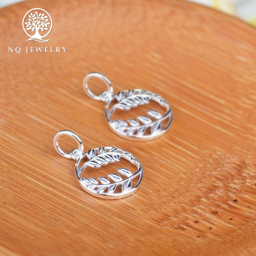 Charm bạc hình vòng nguyệt huế treo - NQ Jewelry