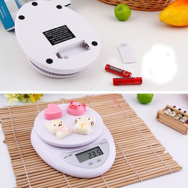 Cân Tiểu Ly Điện Tử Nhà Bếp SF-400 Mini Định Lượng 1g- 10Kg Làm Bánh Độ Chính Xác Cao Tặng Kèm 2 Pin AAA