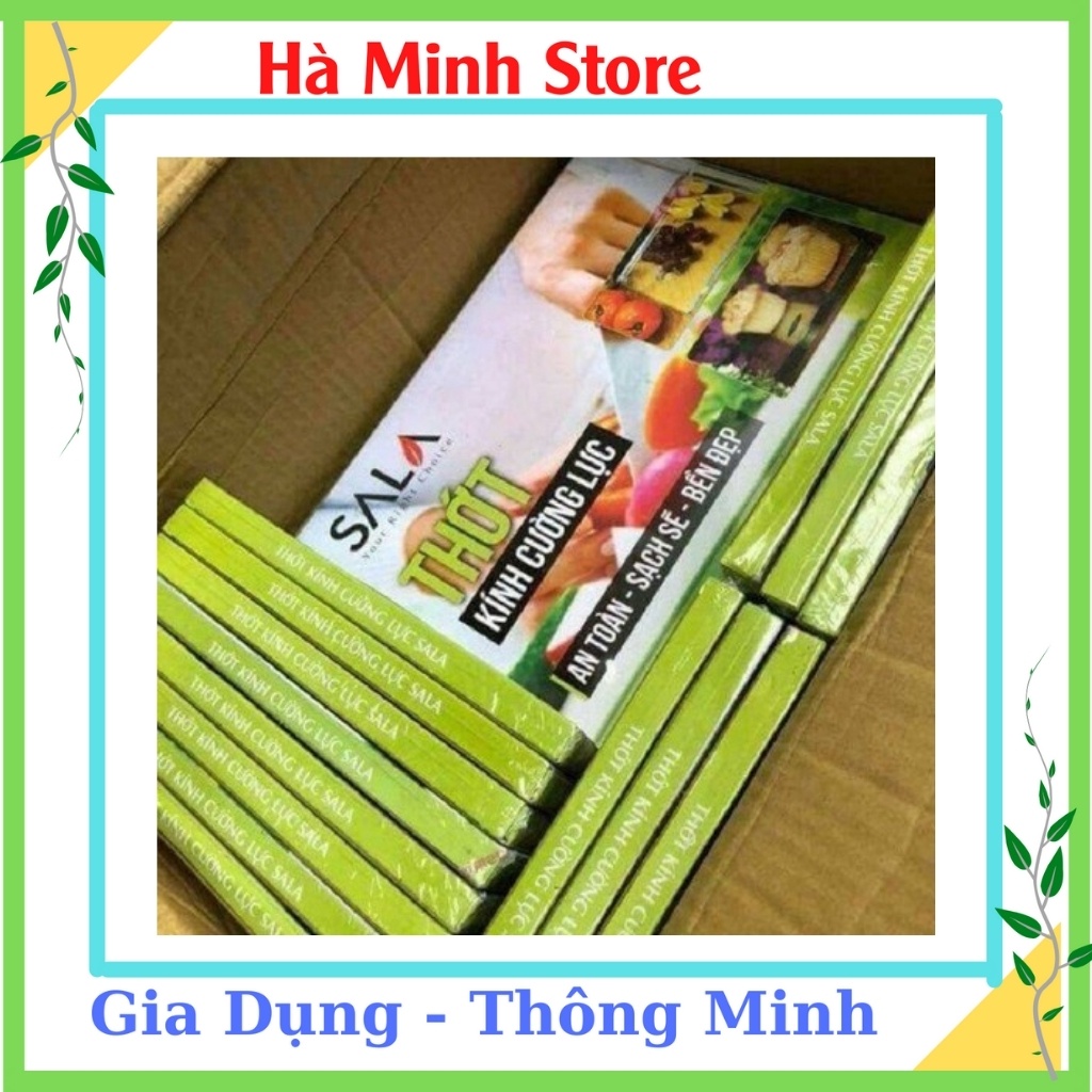 [Hàng Việt Nam Chất lượng Cao] Thớt Kính Cường Lực Công Nghệ Nhật Bản Dày 12mm Siêu Bền, Thớt Cường Lực Sala Kháng Khuẩn