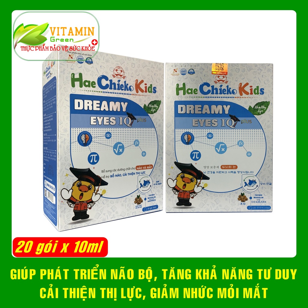 Heachieko Kids DREAMY EYES IQ GIÚP BỔ MẮT, SÁNG MẮT, PHÁT TRIỂN NÃO BỘ, TĂNG KHẢ NĂNG TƯ DUY