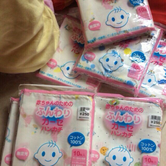 Combo 10 khăn sữa Nhật cho bé