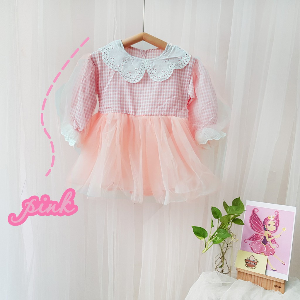 Váy babydoll công chúa xinh xắn cho bé gái 2 đến 3 tuổi