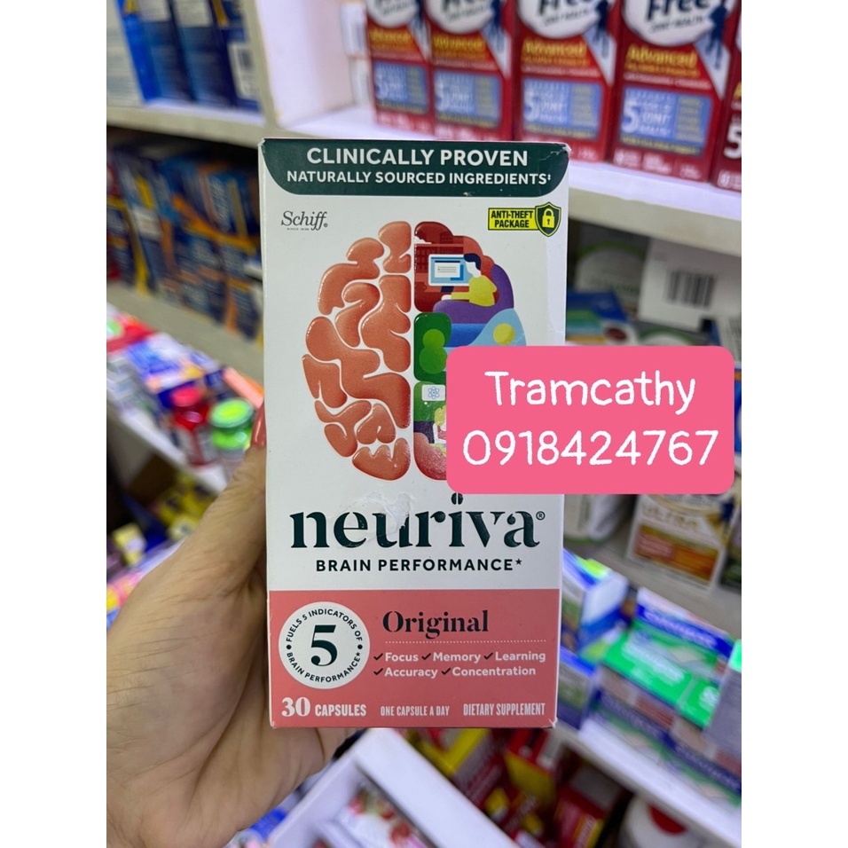 Viên uống Neuriva Brain Supplement Original bổ não tăng cường trí nhớ