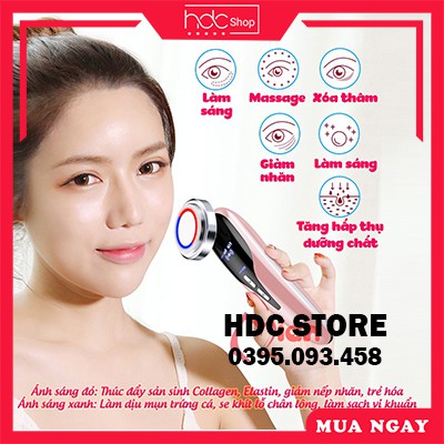 [SALE GIÁ SỐC] MÁY MASSAGE MẶT HDSD TIẾNG VIỆT BẢO HÀNH 3 THÁNG - MÁY CHĂM SÓC DA MẶT TOÀN DIỆN DRY007 | BigBuy360 - bigbuy360.vn