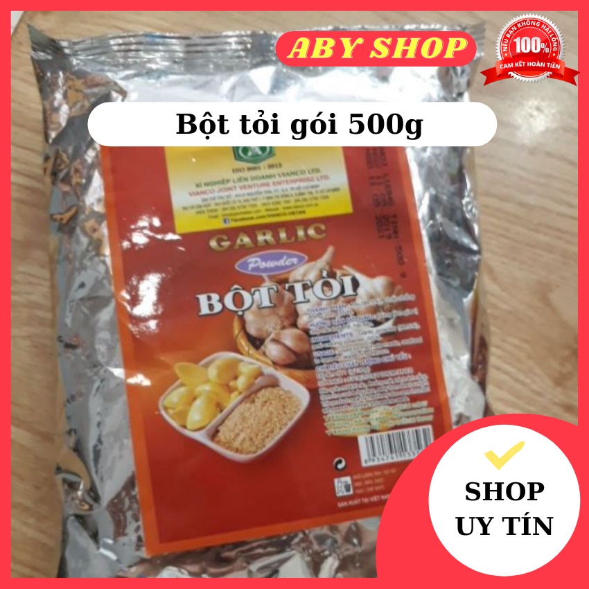 Bột tỏi gói 500g ⚡ GIÁ SỐC ⚡ bột tỏi không chứa các chất bảo quản hay chất phụ gia an toàn khi sử dụng