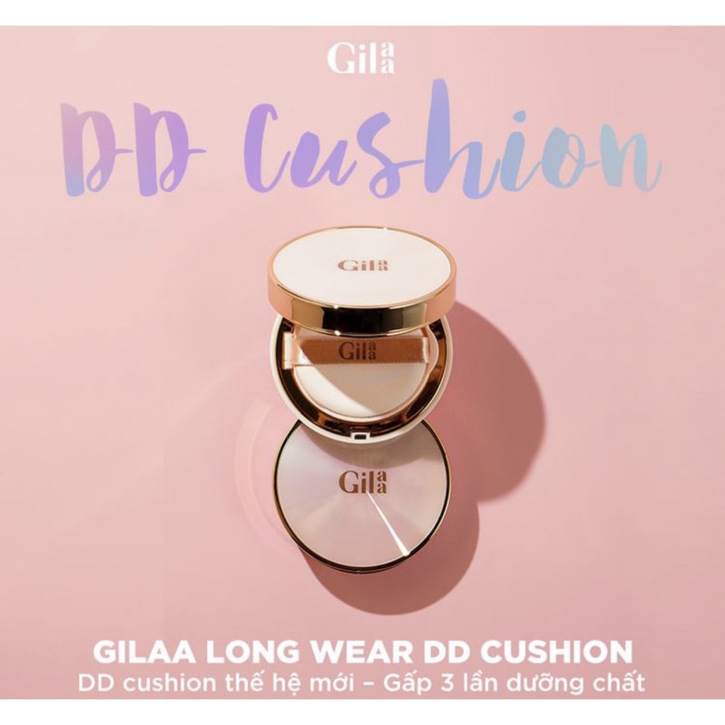 [TẶNG BÔNG PHẦN GILAA] PHẤN NƯỚC GILAA LONG WEAR DD CUSHION | BigBuy360 - bigbuy360.vn