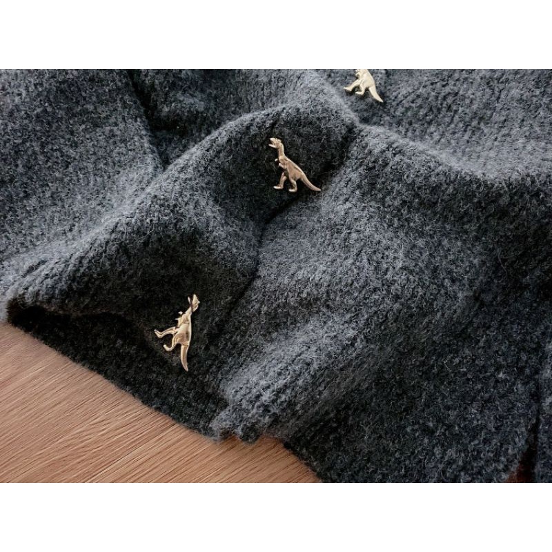 Áo khoác len cardigan bé gái Hm dư xịn