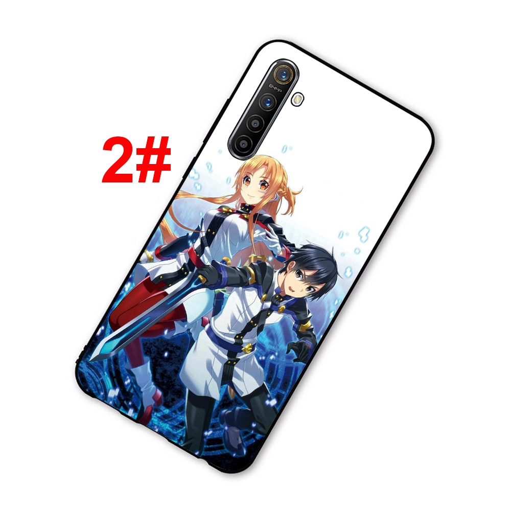 Ốp điện thoại silicon mềm phong cách phim Sword Art Online cho Realme 5 Pro 3 Pro 2 A5 X Lite XT X2 Q 267F