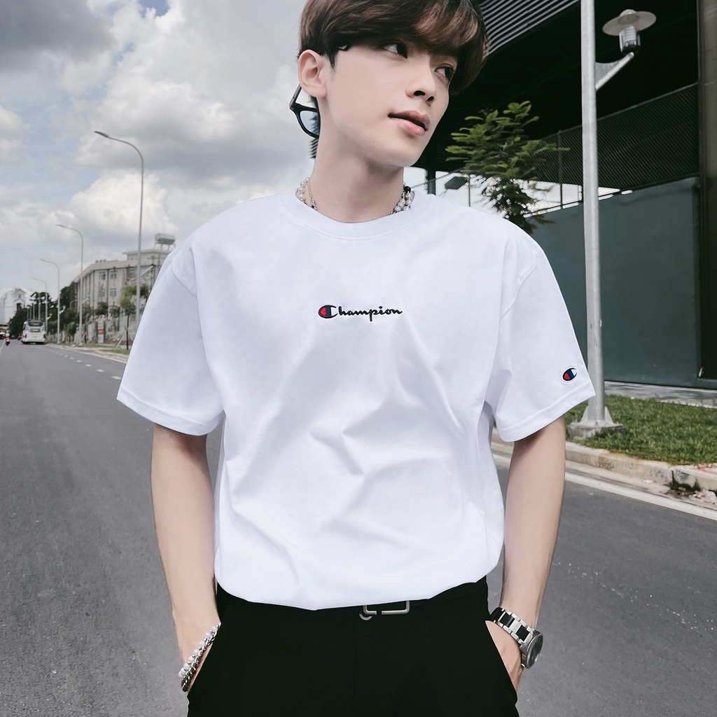 Áo thun Champion Màu Vàng Đậm Chất Liệu Cotton