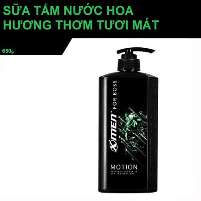 Sữa tắm nước hoa X-Men for Boss 650g Chai lớn 650g