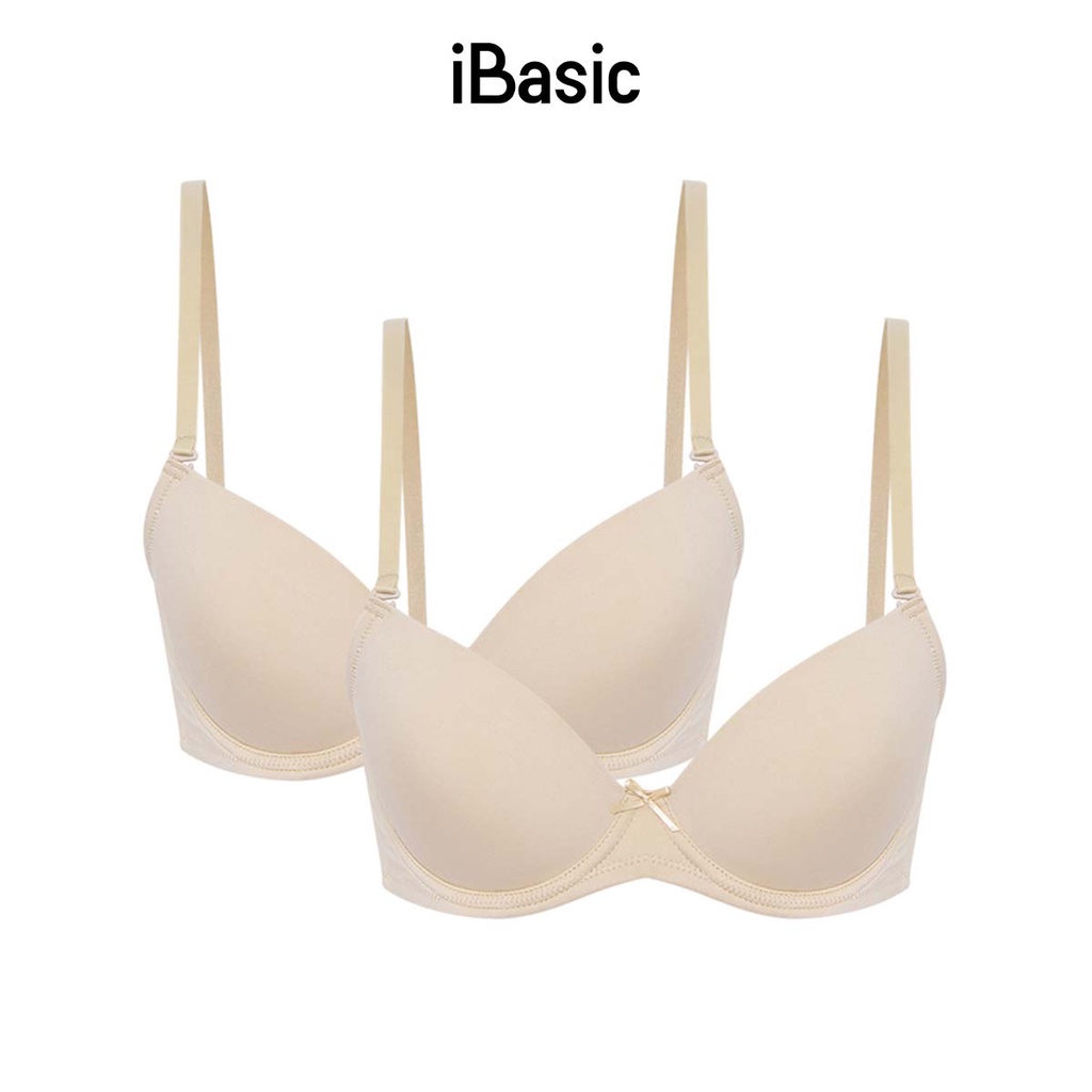 Combo 2 áo ngực có gọng mút vừa demi daily iBasic BRAW087