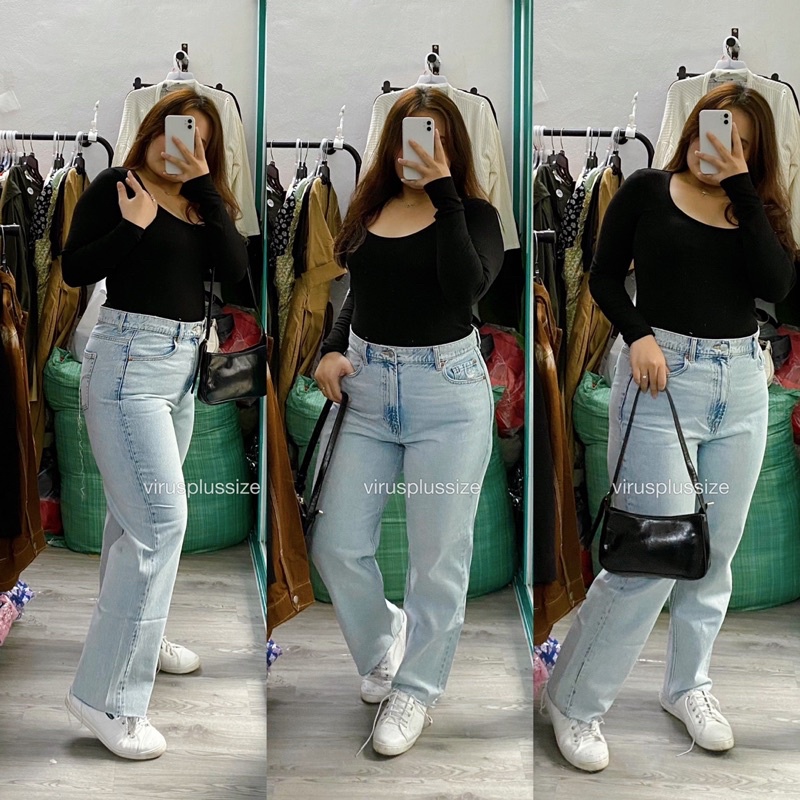Áo Thun gân tay dài xoài MNG bigsize xuất xịn