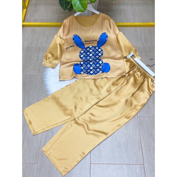 bộ pizama TN satin mã Q