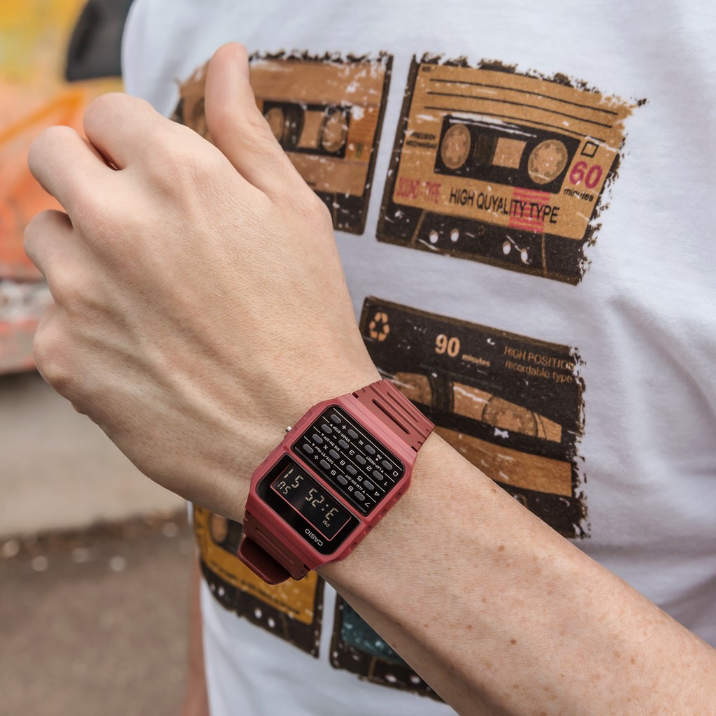 Đồng Hồ Nam Casio Vintage CA-53WF-4BDF Chính Hãng | Casio CA-53WF-4B Classic Dây Nhự