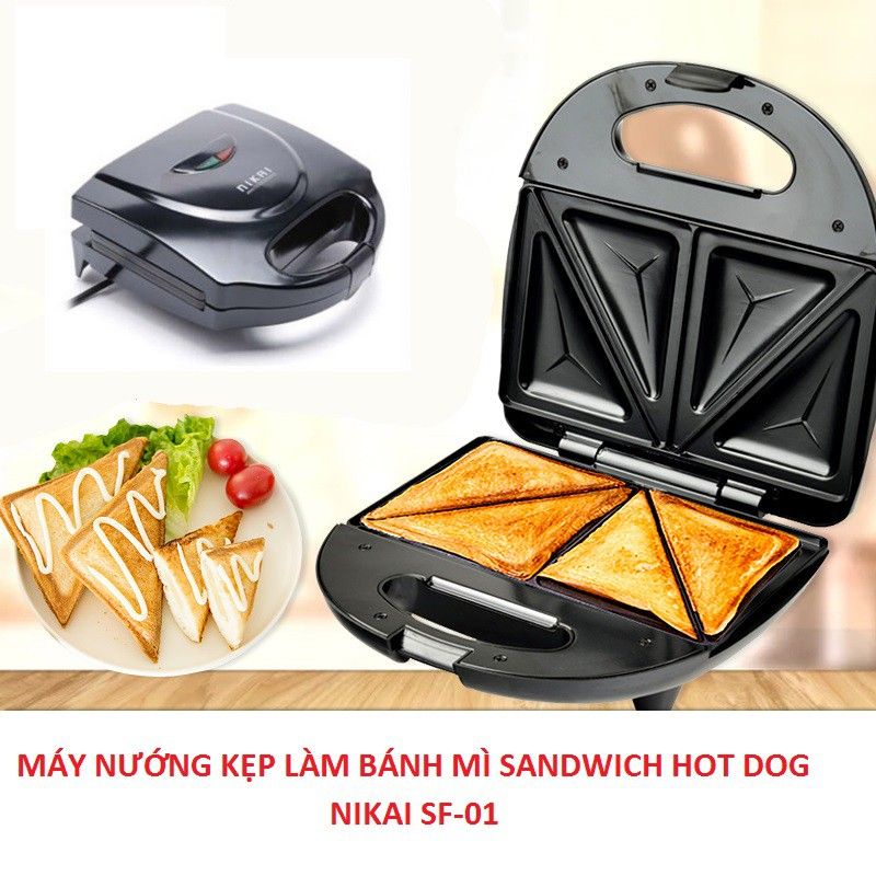 Máy Nướng Bánh Sanwicht, Máy Nướng Bánh mì Nikai