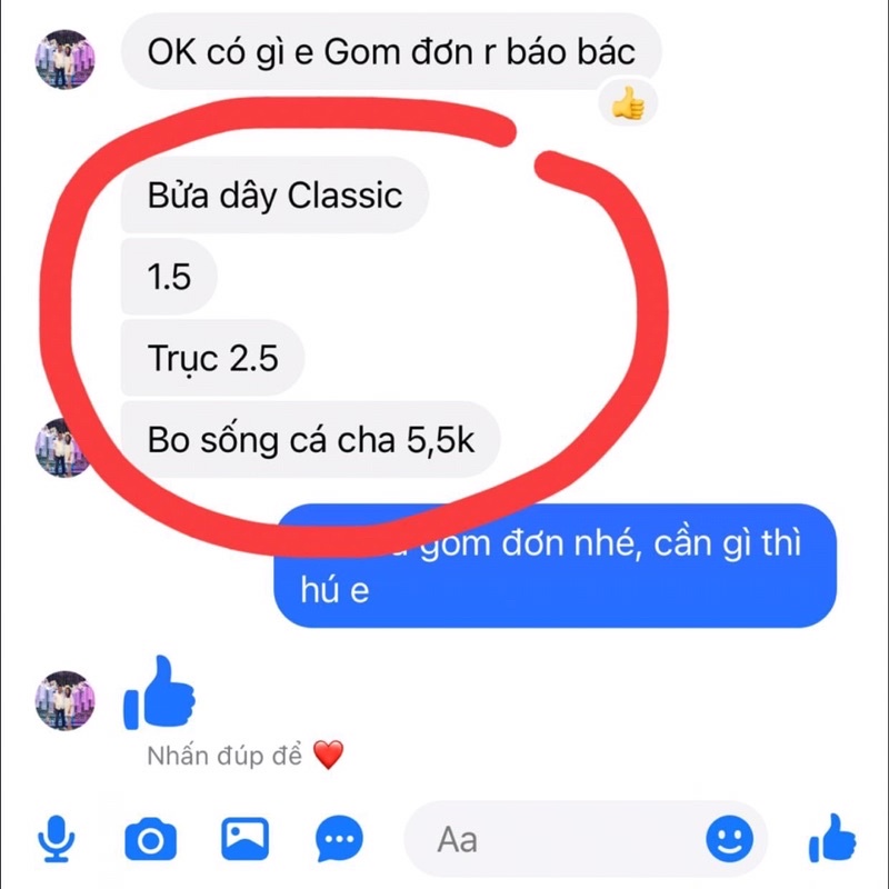 Trục thẻo câu đài Classic, bền, chuẩn size