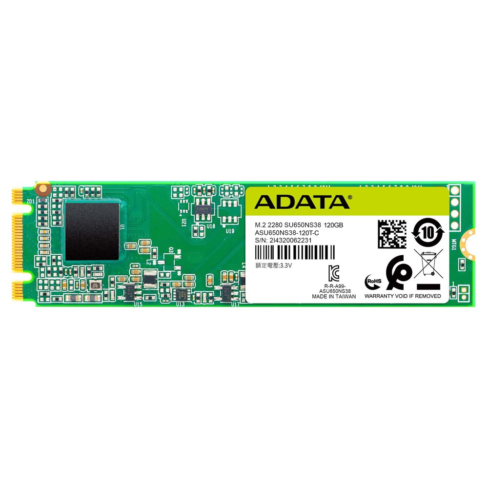 Ổ Cứng Adata Su650 Ssd Ultimate M.2 2280 Sata - 120gb