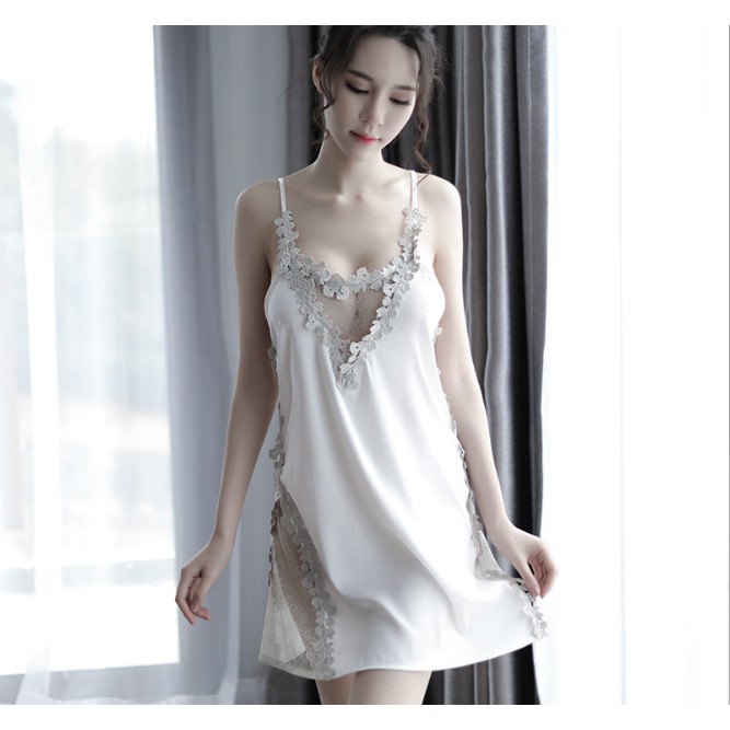 [HÀNG NHẬP] - L0128 - Đầm ngủ gợi cảm kèm quần chip | BigBuy360 - bigbuy360.vn