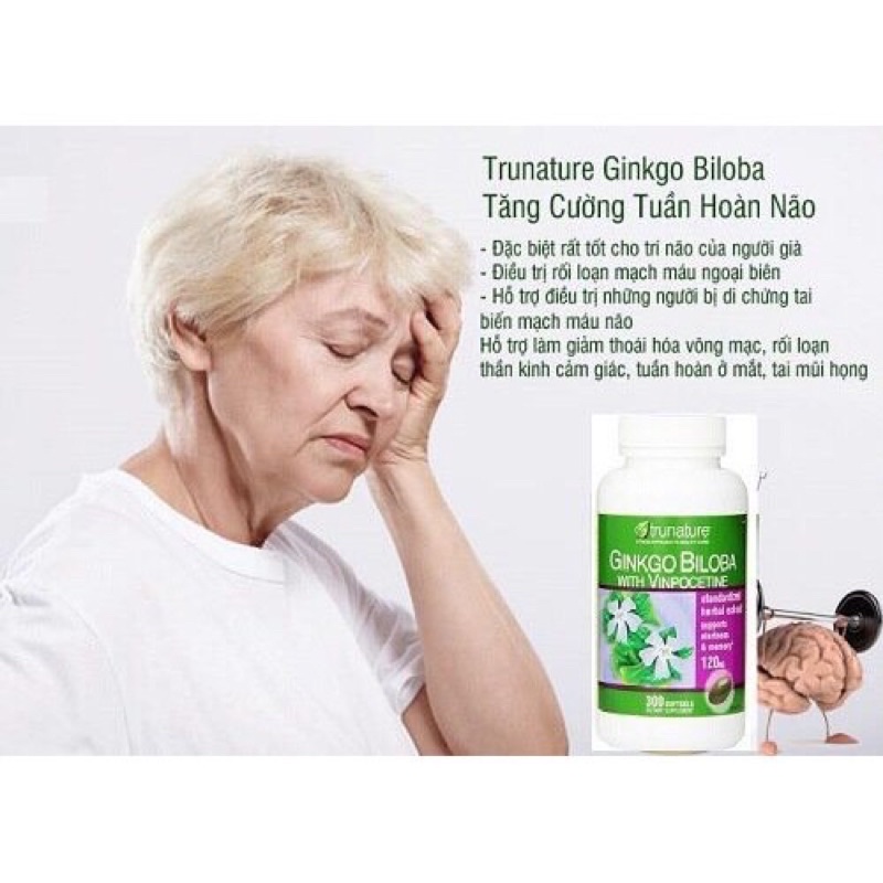 Viên uống Gingko Biloba chai 340 viên- Hàng mỹ