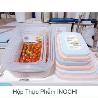 Hộp đựng thực phẩm Inochi sét 6 hộp đủ dung tích