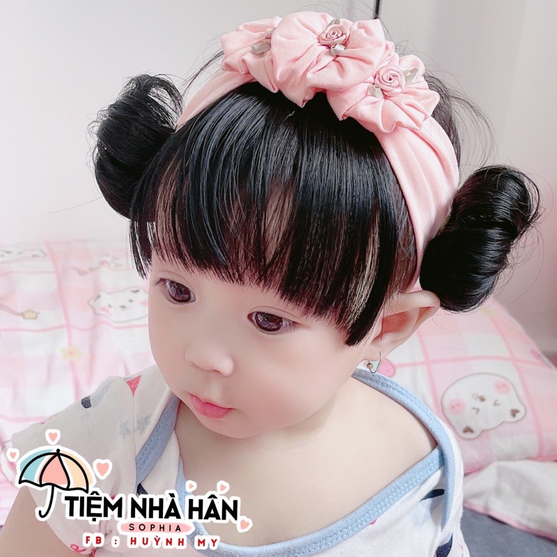 Turban Tóc Giả Cho Bé