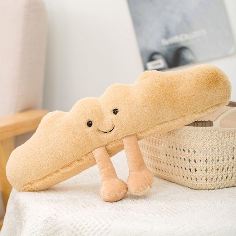 LANFY Móc Khóa Hình Đồ Ăn Nhồi Bông Dễ Thương