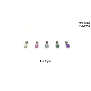KHUYÊN TAI ĐÁ OPAL TRẤU 5M