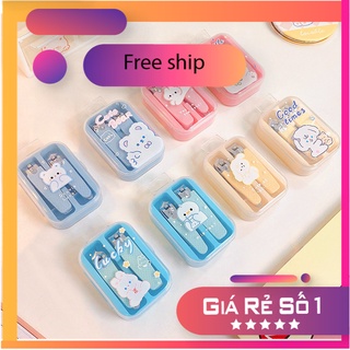 Bộ bấm móng tay dễ thương họa tiết gấu thỏ