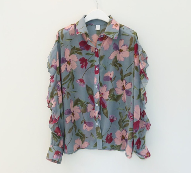 Áo Sơ Mi Mỏng Dài Tay In Hoạ Tiết | BigBuy360 - bigbuy360.vn