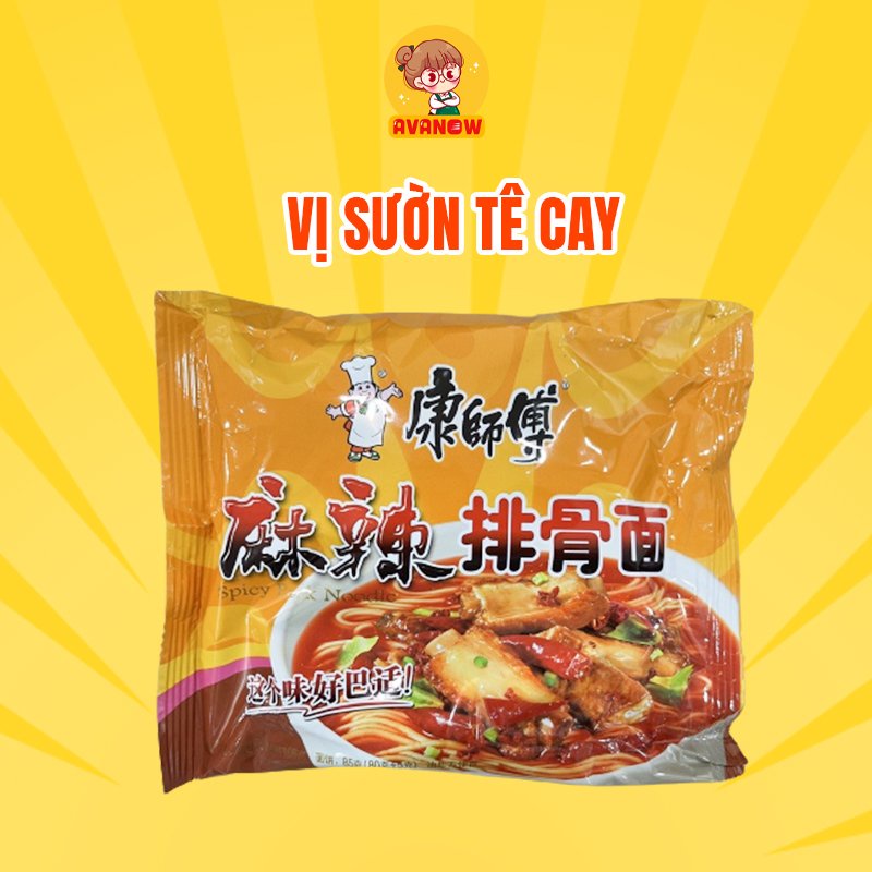 Mì tôm hiệu thầy Khang 110g 🍣 Avanow 🍣 đồ ăn vặt ngon | BigBuy360 - bigbuy360.vn
