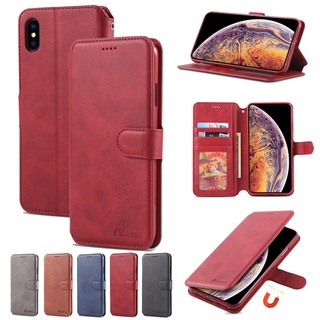 Bao da điện thoại nắp lật có ngăn đựng thẻ chống rơi cho For iPhone X Xr Xs Max 11 12 Pro Max 12 Mini