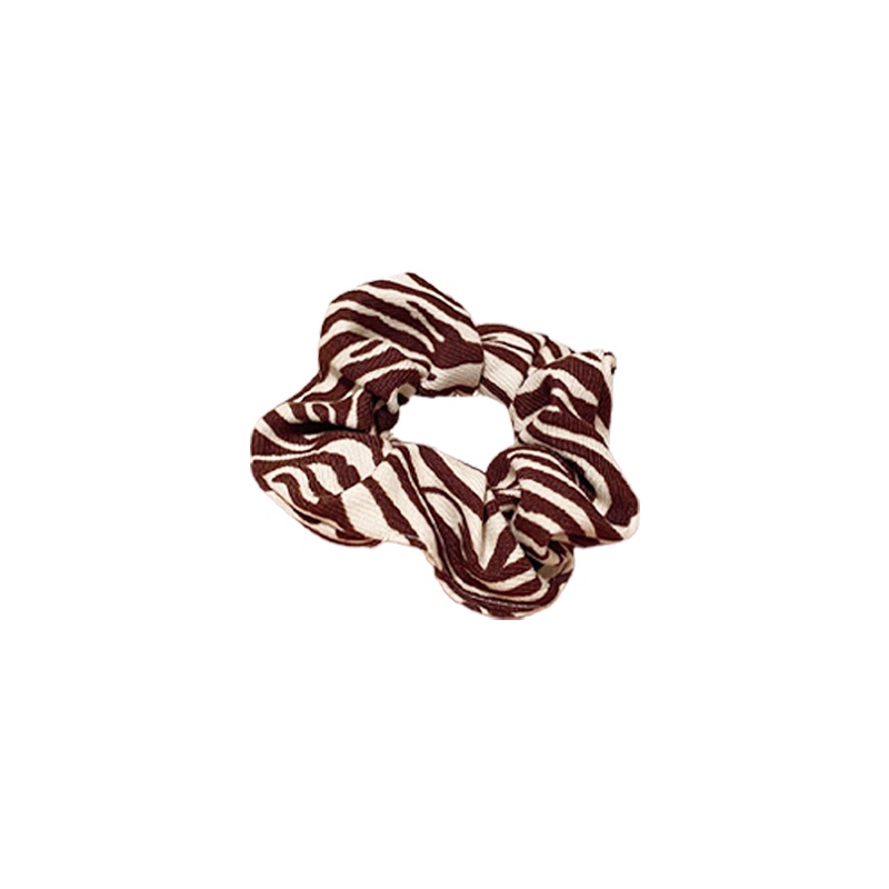 Dây cột tóc Scrunchies họa tiết bò sữa, ngựa vằn, da beo vải mịn cao cấp