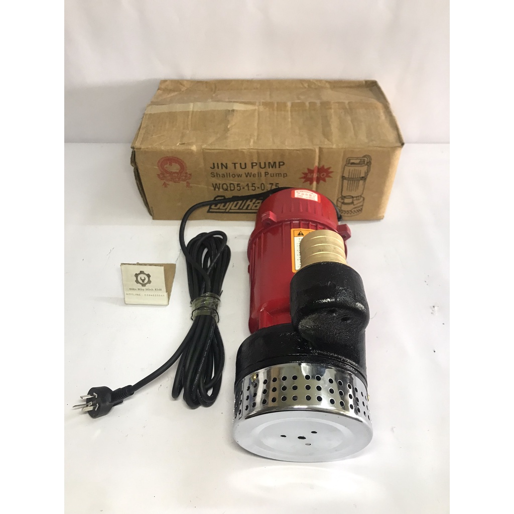 Máy bơm chìm| Bơm tõm 750W HAITUN - Dây đồng 100% đầu ra F50| Máy bơm hồ cá, ao cá ( Bảo hành 6 tháng)