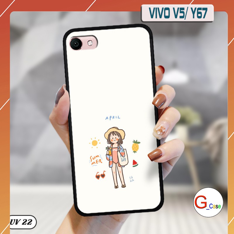 Ốp Vivo Y67 lưng nhám - ngộ nghĩnh