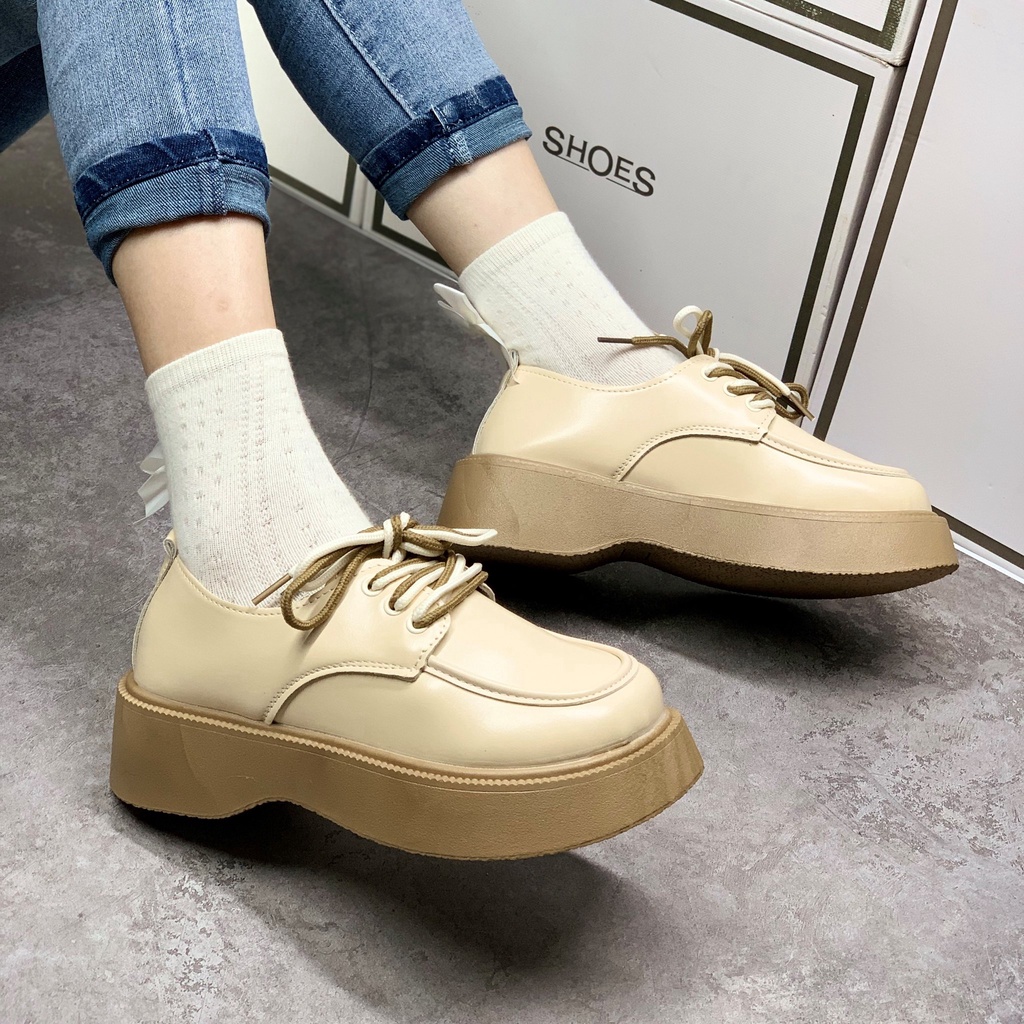 GIÀY OXFORD ULZZANG DA MỊN ĐẾ MỀM ĐỘC QUYỀN LOVESHOES MÃ 2202-3