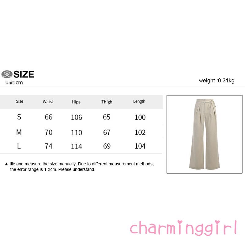 Quần ống rộng lưng cao phong cách vintage cho nữ