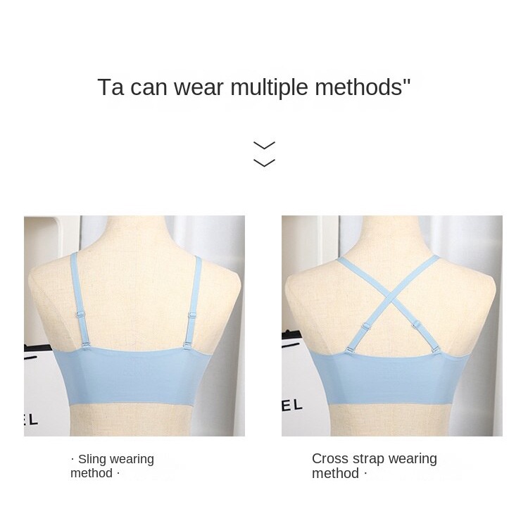 Mới Áo Ngực Thể Thao Không Đường May Có Mút Nâng Ngực