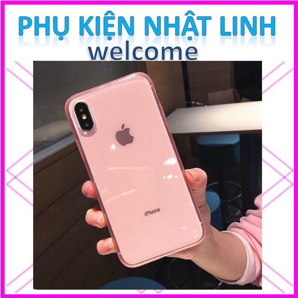 Ốp iphone - Ốp lưng trong suốt siêu dày viền mờ 6s/6plus/6splus/7/8/7plus/8plus/x/xs/xsmax/11/11promax-Phụ Kiện Nhật Lin