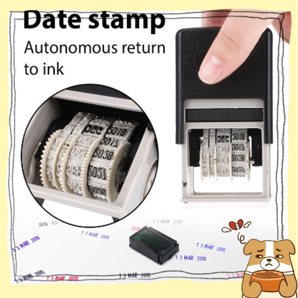 Con Dấu Mực Hình Vuông Dùng Trang Trí Sổ Tay DIY