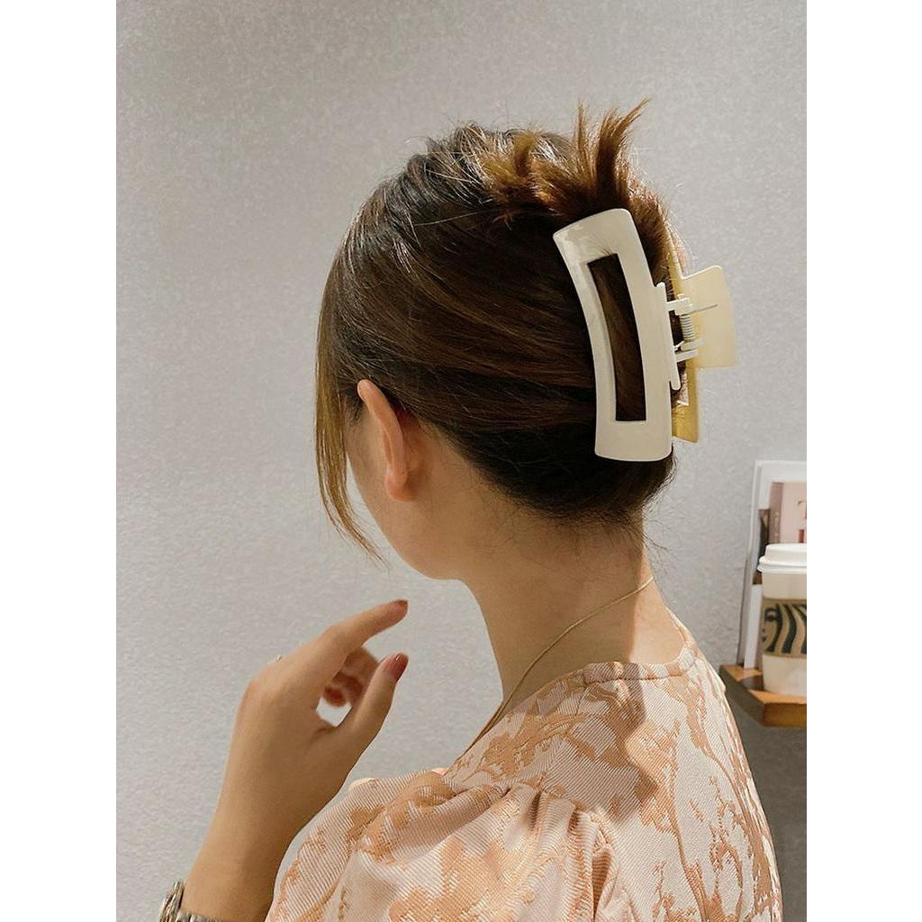 Kẹp tóc acrylic cỡ lớn thời trang dành cho nữ