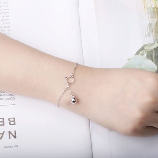 Vòng tay lắc tay bạc s925 italy hình lắc mèo kiểu dáng hàn quốc l08