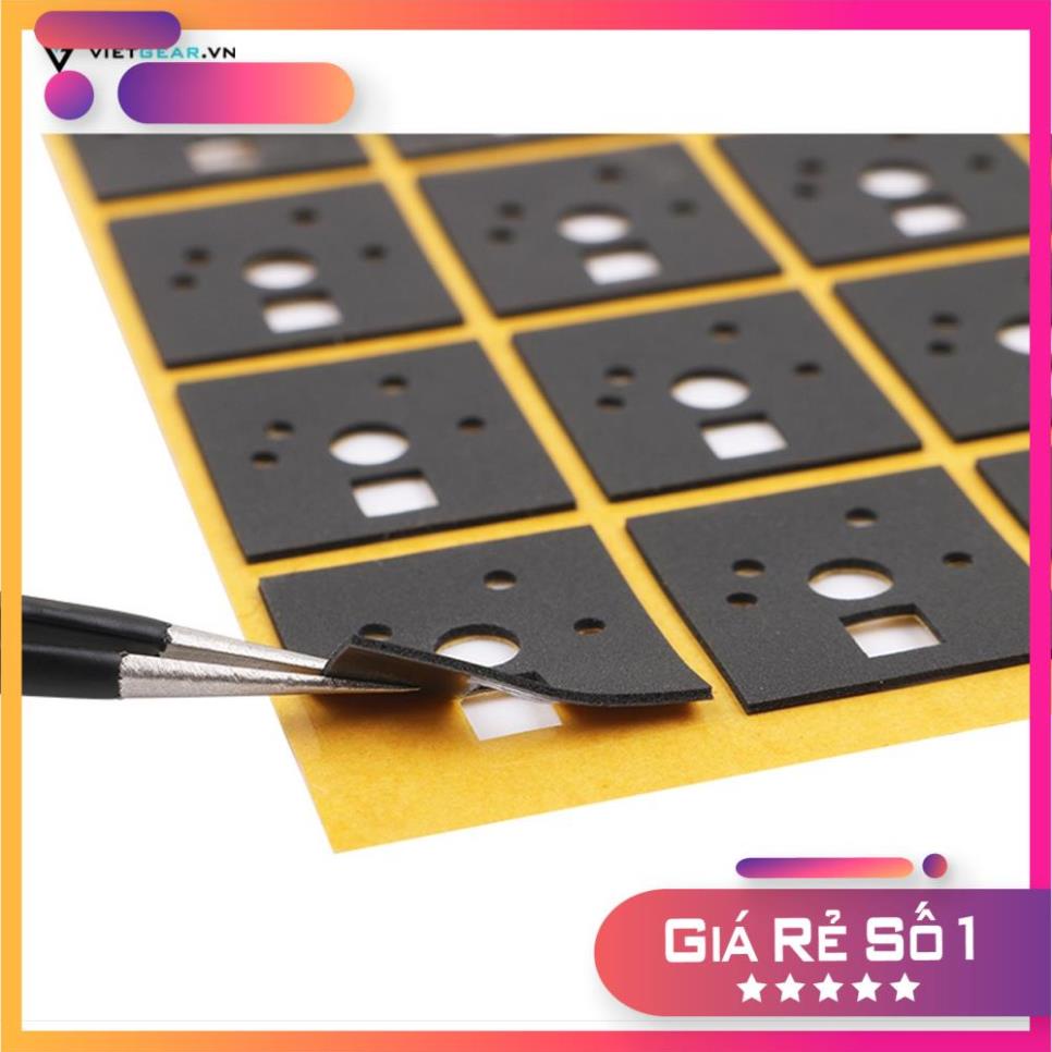 Tấm tiêu âm switch foam Poron 15x16x0,5mm giúp âm thanh gọn gàng êm ái