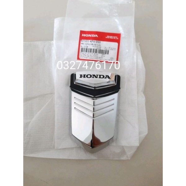 Mặt nạ logo xi xe Super DREAM 2002-2009 zin Honda